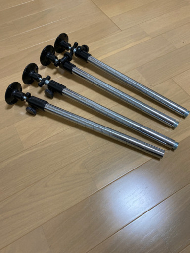 ルミナス メタルラック用パーツ 延長用テンション つっぱり ポールポール径25mm用パーツ 高さ47 74cm Add P2545j 4本 まっつん 小岩の家具の中古あげます 譲ります ジモティーで不用品の処分