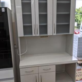 レンジボード キッチン収納 キッチンカウンター 食器棚 幅100cm?自社配送時?代引き可?※現金、クレジット、スマホ決済対応※