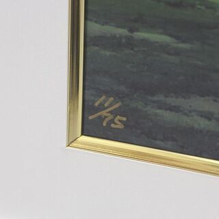 ジンシマクラ 島倉仁「 ノスタルジア Ⅱ 」 限定75部 版画 シルク