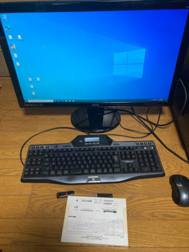 自作パソコン中古 Windows10home Core i7 3.06GHz 4コア RAM24GB