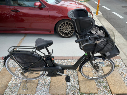 ブリジストン電動自転車　子供乗せ三人乗り対応