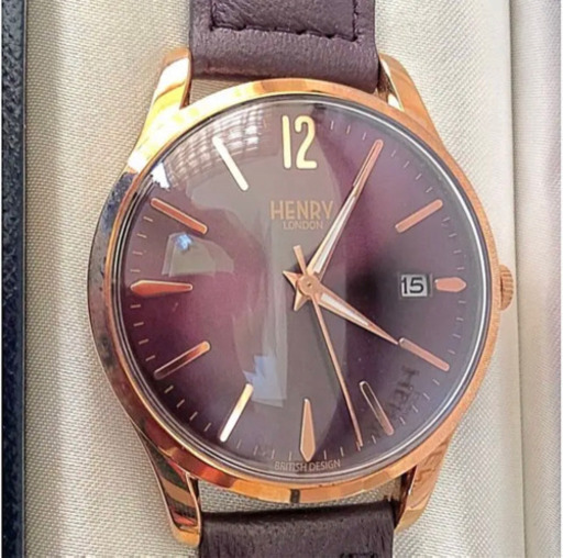★決定【新品同様】HENRY LONDON HAMPSTEAD 腕時計 稼働品