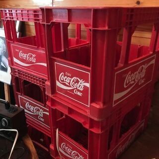 中古のコカ・コーラの箱(プラスチック)