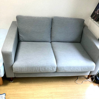 IKEA】ソファ本体 カバー付 2人掛け 美品