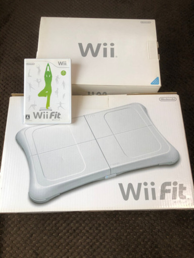 Wii本体とwiiフィット Shion 西高屋の生活雑貨の中古あげます 譲ります ジモティーで不用品の処分