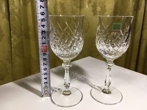 HOYA クリスタルグラス ペア 新品