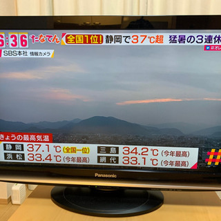 【受け渡し者様決まりました】テレビ32型(リモコン付) Pana...