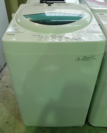 安心の一年保証！東芝/TOSHIBA  全自動洗濯機 5kg ステンレス槽 グランホワイト AW-5G5(W) 2016年製   No.S26　ガーランド草加
