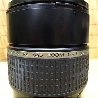 美品 PENTAX 中判カメラ 645N レンズ FA 645 ZOOM 80～160mm f4.5 フード、ストラップ、元箱、取説付 ペンタックス