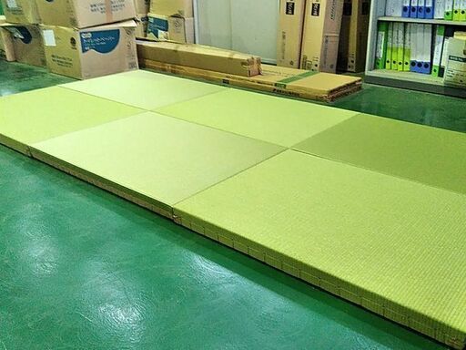 畳屋です！ 新品未使用品！ヘリナシ半帖 琉球風 畳6枚セット★いま流行りの人工和紙畳！畳表です！