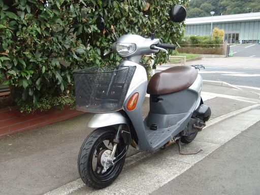 スズキ　レッツ4　前かご付　中古実動美車　バッテリー新品交換済み　オイル交換後渡し　タイヤ前後バリ山　返納書類有