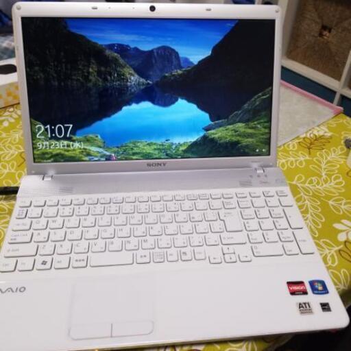 売れましたノートPC SONY VAIO ホワイト 大画面