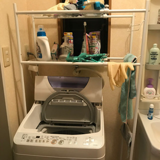【予約済】洗濯機　+ ラック　セット