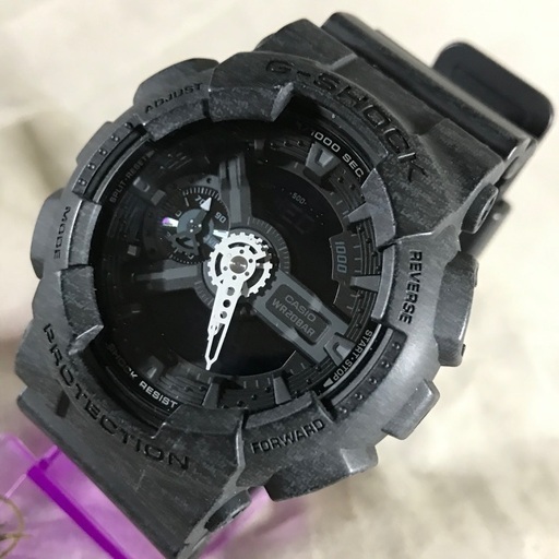 CASIO G-SHOCK ジーショック 黒デジアナ腕時計 GA−110HT