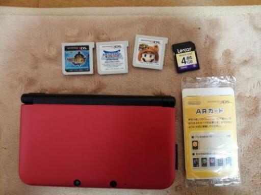 3DSLL本体、ソフト3本セット