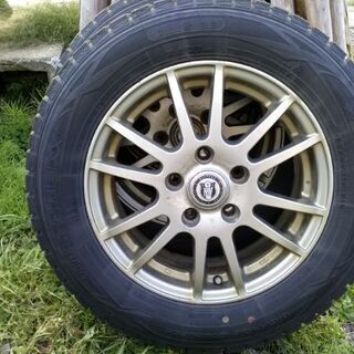 スタッドレスタイヤ アルミホイル付 195/65R15 ノア 冬のみ2シーズン使用