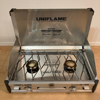 【ネット決済・配送可】UNIFLAME　ツインバーナー　US-1900