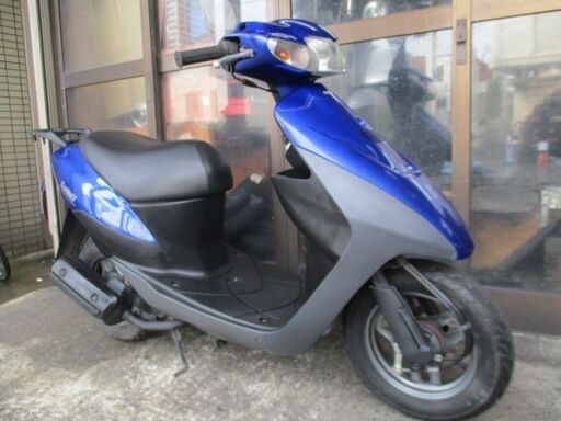 スズキ　レッツ-2　エンジン機関絶好調　整備済み車両です！かっこいいブルーメタリック