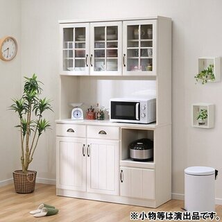 ニトリ 幅120cm キッチンボード(ミランダ2 120 WW) レンジボード