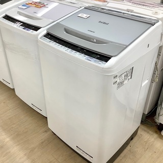 HITACHI　全自動電気洗濯機 BW-9WV 2015年製 日立 中古 9.0kg 全自動洗濯機 ビートウォッシュ BW-9TV 2015年
