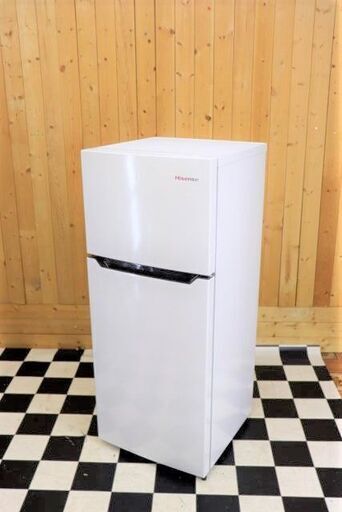 【配達込み】冷蔵庫　Hisense HR-B12C 2020年製　ホワイト　120L　2ドア　単身　キッチン　料理　住まい　使用期間短め