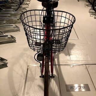 SUB CREW レッド 変速ギア6段 ママチャリ 通勤 通学 URBAN CLASSIC CRUISER SHIMANO