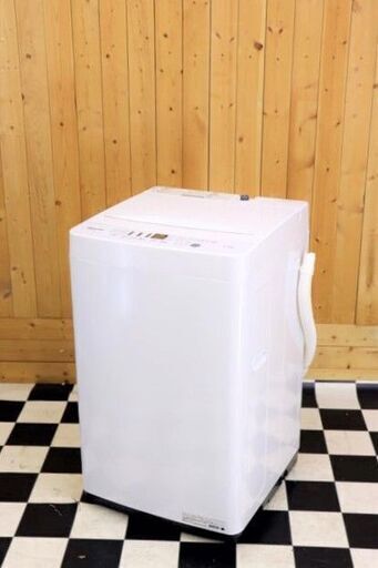 【配達込み】全自動洗濯機　Hisense HW-T45D 2019年製　4.5kg　ホワイト　単身　洗濯　住まい　使用期間短め