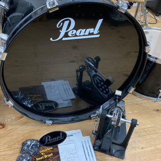 9-265 ドラムセット パール フォーラム 黒 ブラック