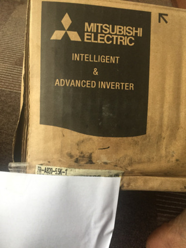 未使用）三菱インバータ (FR-A820-5.5K-1)
