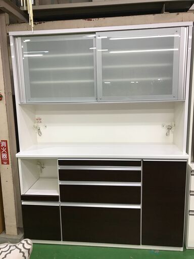 松田家具　大型スライド扉キッチンボード