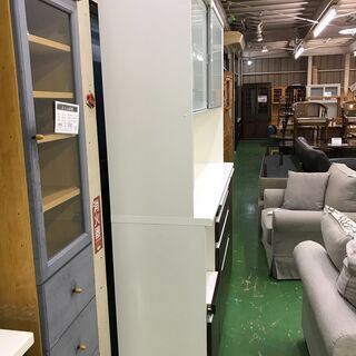 松田家具　大型スライド扉キッチンボード