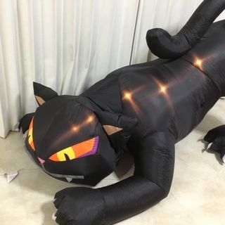 183センチ　大型エアバルーン　ハロウィン　猫　黒猫　アメリカ