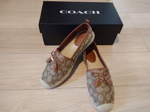 (値下げしました)【未使用】COACH エスパードリュ サイズ7