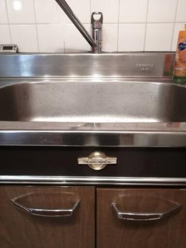 キッチン台 シンク、回転テーブル付き - その他 