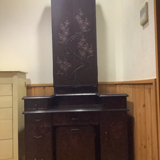 鎌倉彫り三面鏡