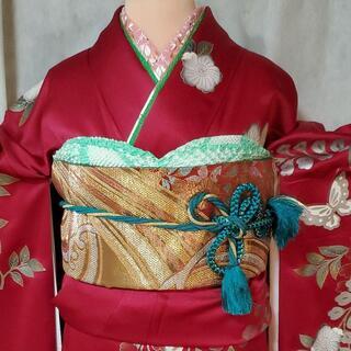 振り袖⑳、長襦袢、袋帯、小物セット