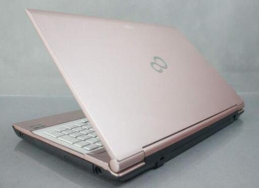 【高速SSD搭載！綺麗なピンクの富士通 LIFEBOOK AH40/J】☆返品・フォロー保証！