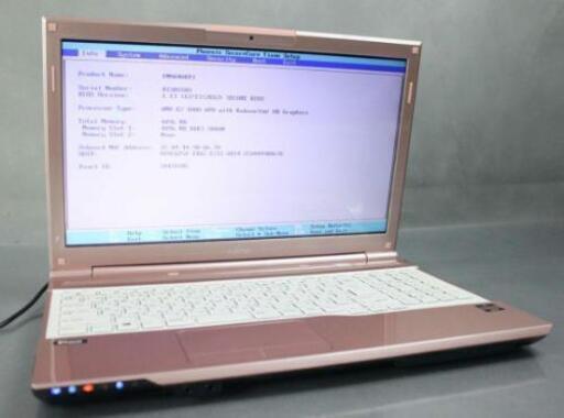 高速SSD搭載！綺麗なピンクの富士通 LIFEBOOK AH40/J】☆返品