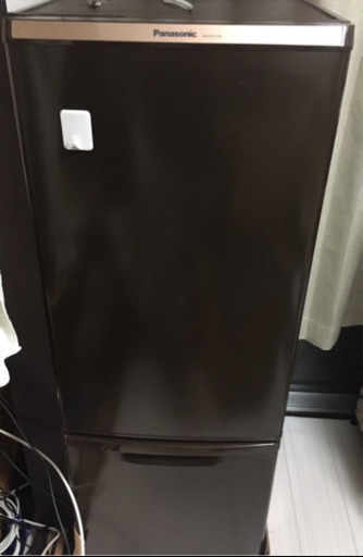 2ドア冷蔵庫　168リットル 2015年 Panasonic ブラウン