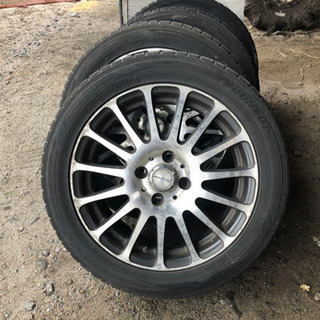 DUNLOP 185/55R15 アルミホイール×4