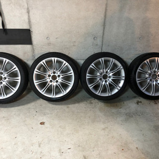 バリ溝　BMW M-sport 純正タイヤホイールセット