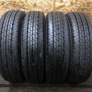 新車外し DUNLOP SP175N 195/80R15 107/105L LT 15インチ 夏タイヤ 4本 2018年製 ハイエース キャラバン等 (VTA403) クレジットカード QR決済可能