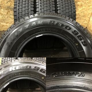 BS BLIZZAK REVO 969 195/80R15 107/105L LT 15インチ スタッドレス 