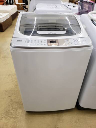 値下げしました！AQUA アクア 10.0kg洗濯機 2015年 AQW-TW1000D 温風乾燥