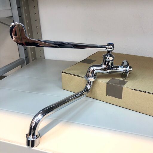 【新品未使用品】　TOTO　横水栓　(自在形、レバー式、泡まつ)　T130ARQ13C