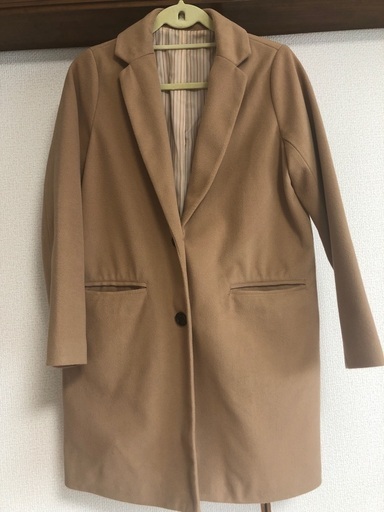 チェスターコート 茶色 ひらた 荻窪のコート レディース の中古 古着あげます 譲ります ジモティーで不用品の処分