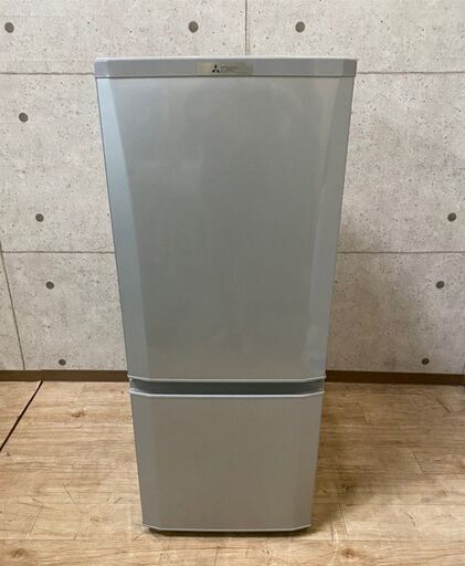 K9*3(2) MITSUBISHI 三菱ノンフロン冷凍冷蔵庫 2ドア MR-P15Z 16年製