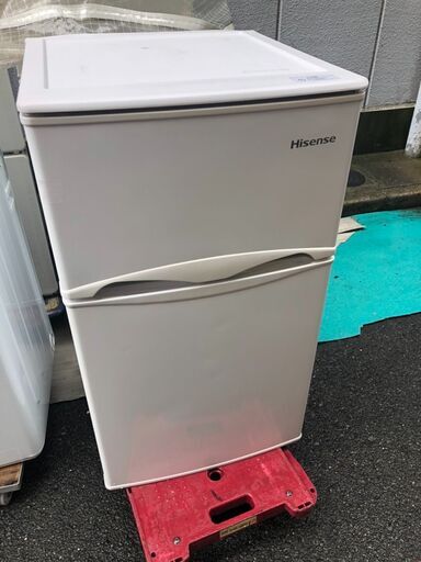 ☆中古 激安！！ Hisense　ノンフロン冷凍冷蔵庫　82L　HR-B82JW形　2016年製　DI041　￥7,800！！