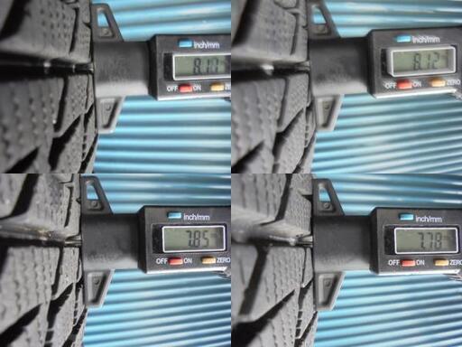 ブリヂストン ICEPARTNER 165/70R14 4本 9分溝2本と8～9分溝