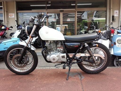 NO.3423　グラストラッカー　セル付き　スーパーサウンドマフラー　アップハンドル　ホワイト　☆彡 NO.3423 グラストラッカー セル付き スーパーサウンドマフラー アップ